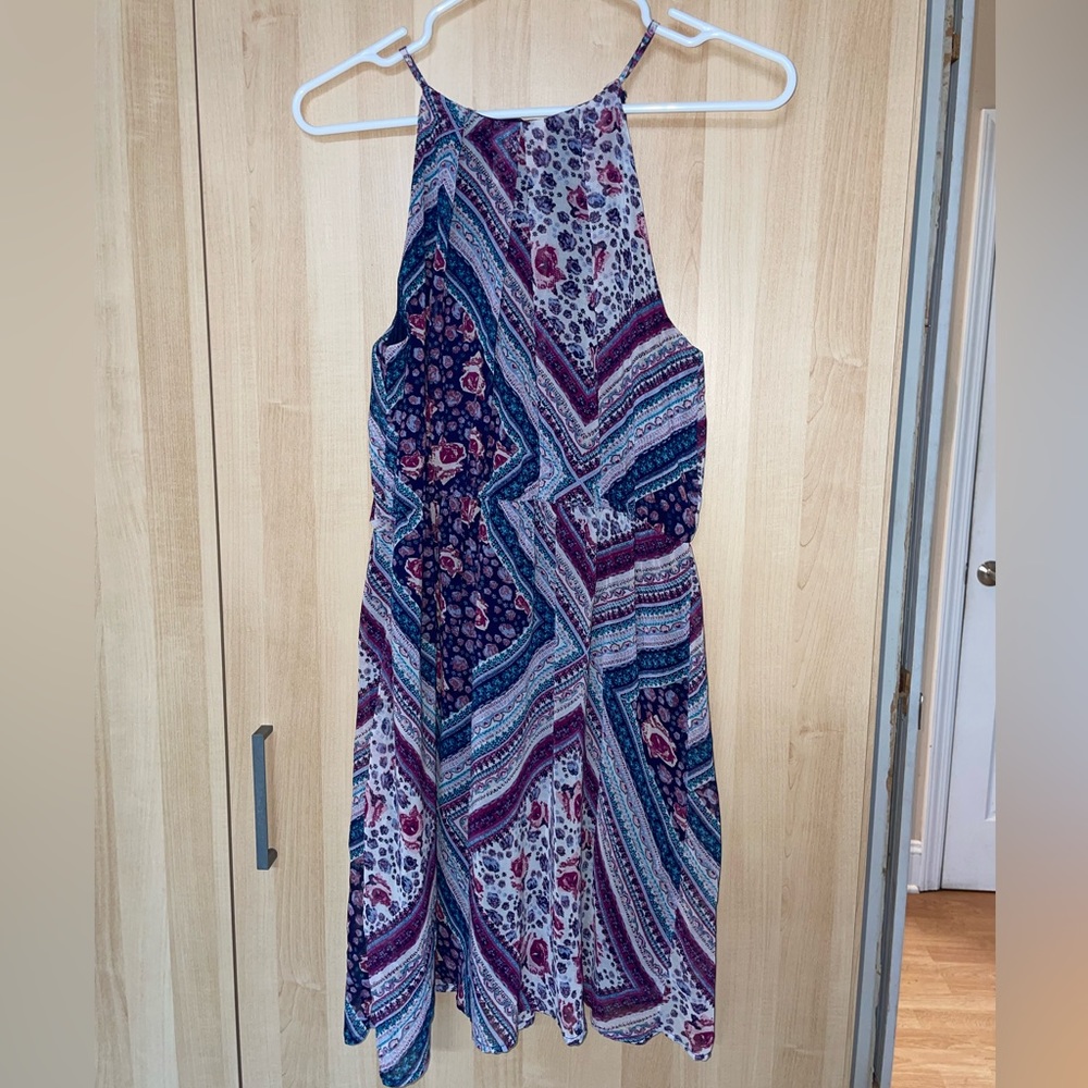 Xhilaration dress. Blues, Purples & Teals. Size Medium.